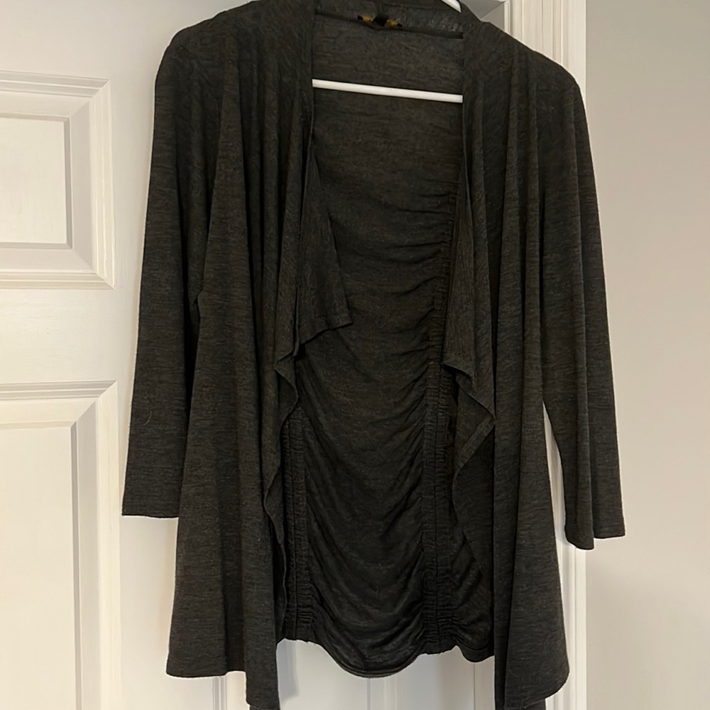 Womens drapey lightweight Gray Cardian small